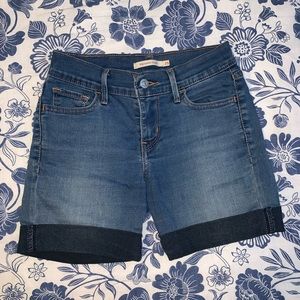 Levi’s stretchy jean shorts!